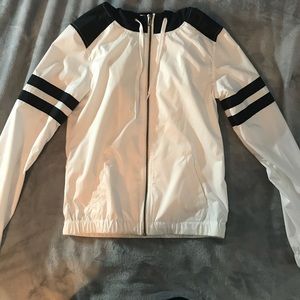 Black and White wind breaker